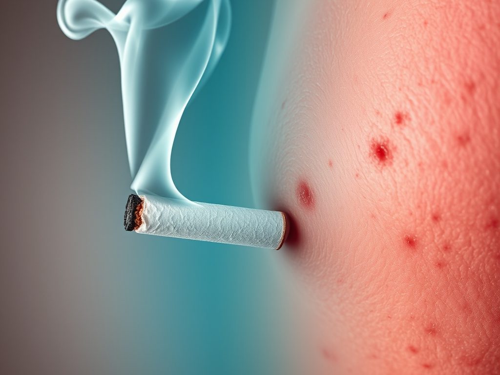 Jak palenie papierosów wpływa na trądzik i kondycję skóry – mechanizmy, objawy i praktyczne wskazówki