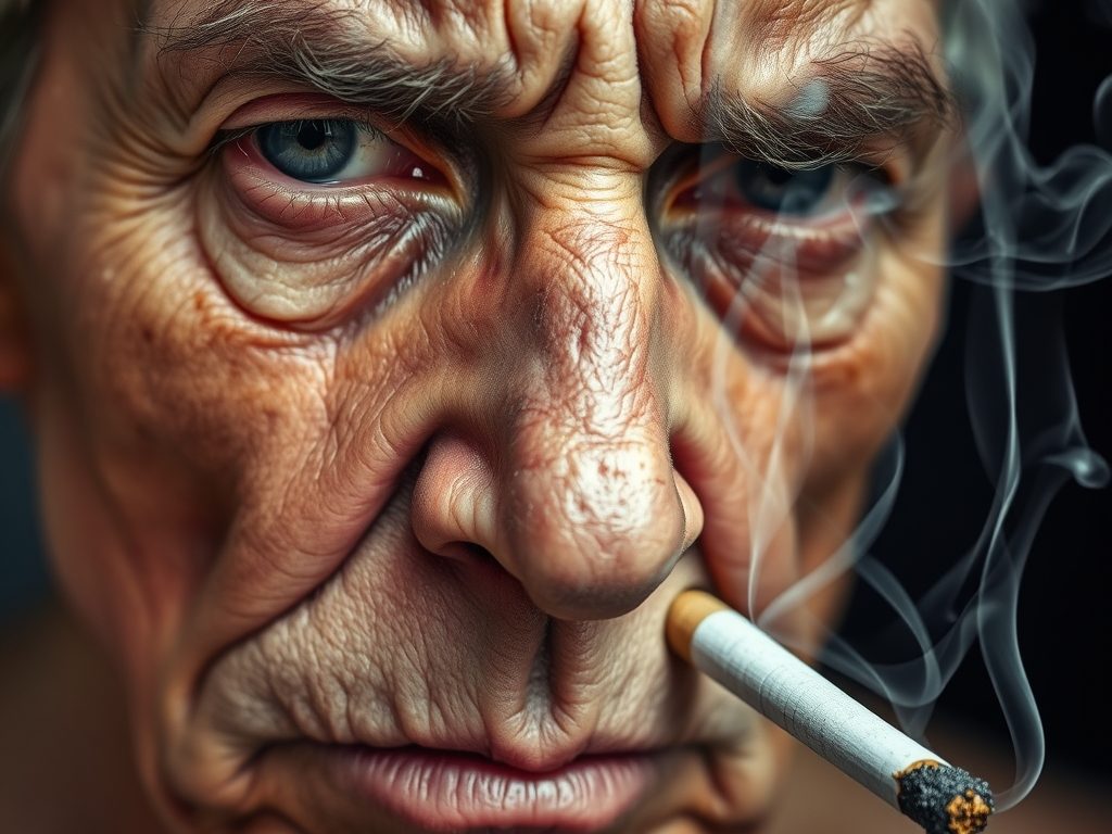 Papierosy a skóra twarzy: jak dym tytoniowy przyspiesza starzenie i co pomaga złagodzić skutki palenia