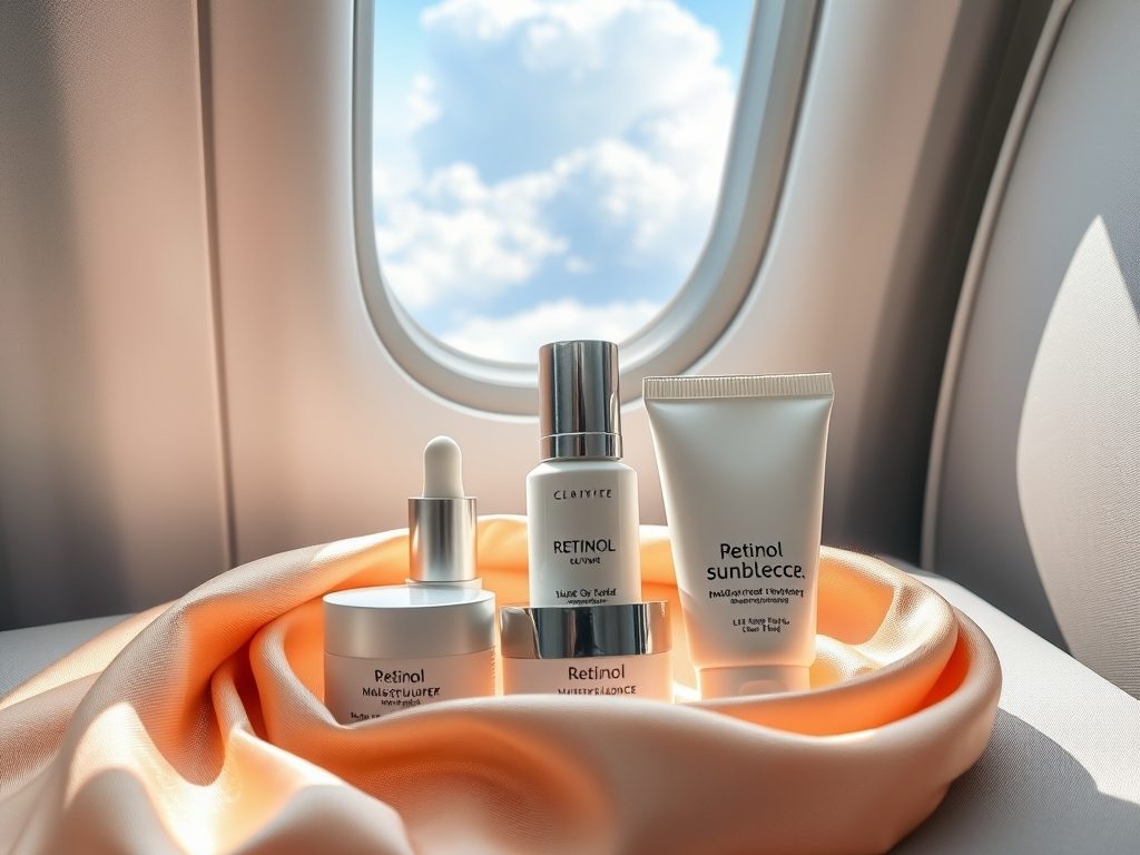 Retinol w podróży samolotem: jak chronić skórę przed przesuszeniem i nadwrażliwością UV