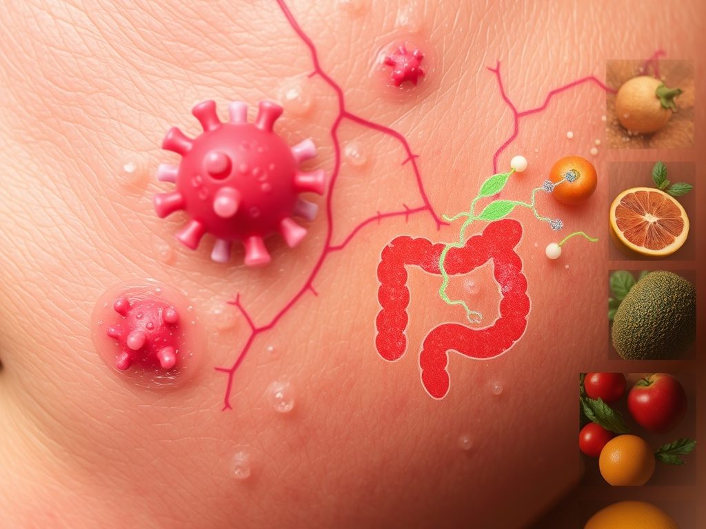 Jelita a trądzik: jak mikrobiota i dieta wpływają na zdrowie skóry oraz sposoby wsparcia terapii